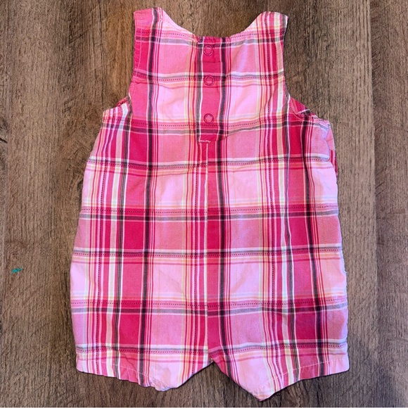 Disney Plaid Shortalls / Onesie - Picture 2 of 7